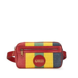 Gucci Baiadera Waist Bag Multicolor Canvas Leather